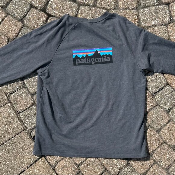 Patagonia Thin Pullover / Thick Long Sleeve Tee Sz XXL - Picture 1 of 12